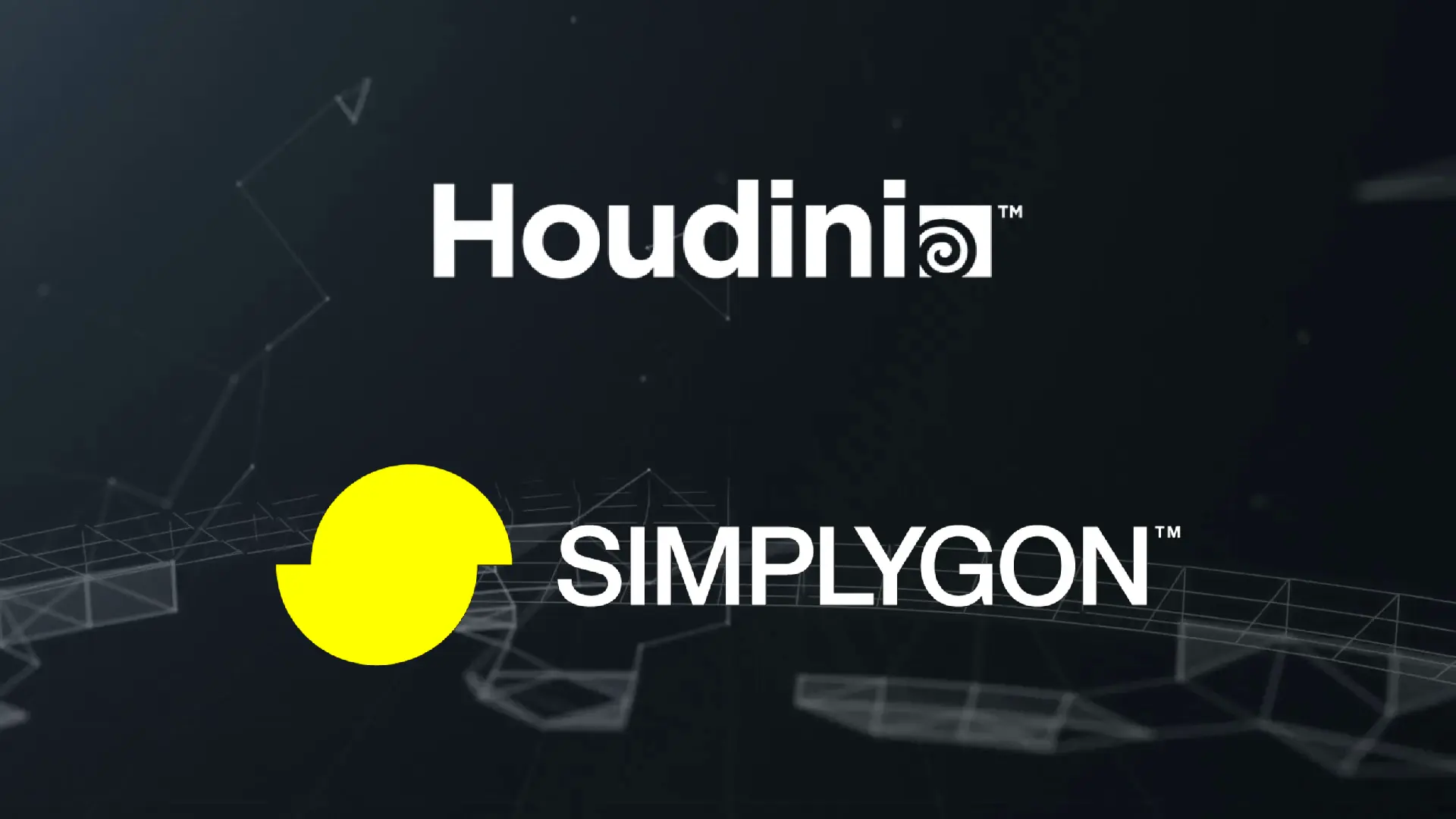 Image showing Houdini and Simplygon Logos